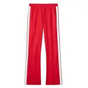 Art Class Unisex Size L Red White Side Stripe Front Pockets Flare Track Pant