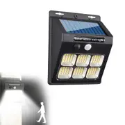Solar Wall Lights Outdoor Water-resistant Human Sensor Solar Garden Lamp for Front Door Backyard Porch