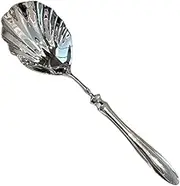 Fonowx Large Stainless Steel Dinner Spoon Shell Shape for Home Restaurant Parties