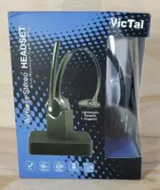 Wireless Stereo Headset, Victal Bluetooth Headset With Microphone