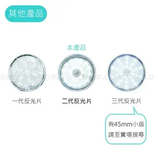 SLO【LED二代+圓形反光片】LED 反光片 反光燈片 反光片燈 防水 定位燈 煞車燈 方向燈 車側 三段式 機車