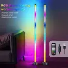 2pcs Smart LED Floor Lamp RGB Remote & APP Control Music Sync Corner Lighting