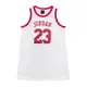 Nike 球衣 Jordan Heritage Dress 女款 白 紅 喬丹 23 oversize 連衣裙 DO5030-100