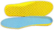[UOHUFIDABFD] 1 pair Sneaker Breathable Deodorant Insole Foot Care Heel Orthopedic insole Memory Foam Shock Absorption Sport Insoles for Unise (Color : Black Size : 38) (Green 41)