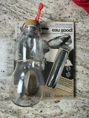 Black+Blum Water Bottle 100% Natural Charcoal Filter 27 Oz Travel Hiking Outdoor