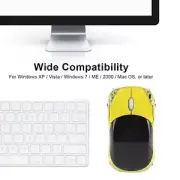 Optical Mouse Wireless Mouse 2.4G Wireless Portable Mouse Compatible With