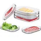 Transparent Bacon Storage Container For Fridge,Deli Storag