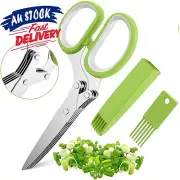 5 Layers Blade Scallion Scissors Kitchen Chop Shred Fruit Vegetable Herb Scissor