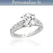 Love's Perfection Personalised Engraved Ring