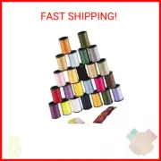 Singer 264 Polyester Thread, Assorted Colors, 24 Spools