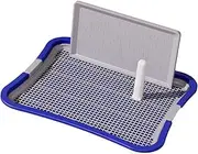 WeiLaiKeQi Dog Waste Holder with Protective Wall Removable Post for Pet Training, Large Blue
