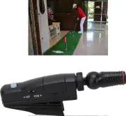 Golf Putter Laser Aiming Pointer, 450MAH ABS Golf Oscillating Plane Corrector for Putting Practice, Golf Putting Trainer Posture Indicator Black