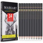 Professional Drawing Sketching Pencil Set - 14 Pieces,Graphite,(12B - 4H), Id...