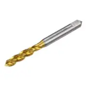 1/4-28 UNF High Speed Steel Titanium Plated Machine Spiral Flute Thread Tap