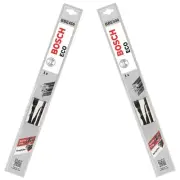 Front Pair Bosch Eco Wiper Blades Set for Holden Astra TS 1998~2006