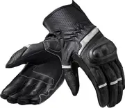 Revit Chevron 3 Motorcycle Gloves, black-white, Size 3XL for Men Black White