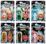 6 Kenner STAR WARS Retro Collection - Factory Sealed Case (Wave 1) 3.75" Figures