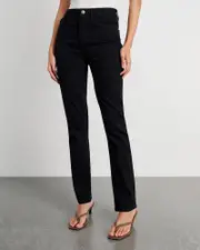 [Jag] Jag Women's Bianca Slim Straight Jeans In Black Size 27/9 27/9 Black