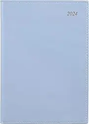 Sasco Cumberland 2024 Soho Day to Page Diary, Blue, A5 Size