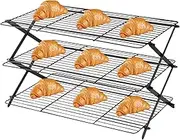 Cookie Cooling Rack - Drying Stand for Roasting - Foldable High-Temperature Resistant Baking Cooling Rack for Cake, Bread, Pizza, Cookie