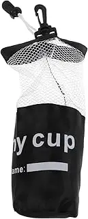 PAMINGONO Durable Drawstring Mesh Bag for Cup Storage Versatile Gym Travel Bag for Sport Cups Stylish Ventilated Design for Home Competitions Capacity Storage