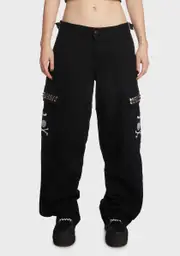 [Dolls Kill x Emily The Strange] Stay Distant Cargo Pants