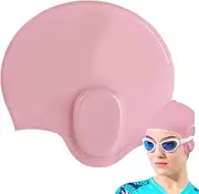 Silicone Swim Caps, Lightweight Waterproof Mens Swim Caps, Ergonomic Reusable Bathing Hats Protective Gear for Women Teenagers Boys Adults Girls Enthusiasts Professionals Beginners Children