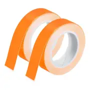 2Pcs Glow in the Dark Tape 0.5" x 9.8ft Luminous Fluorescent Sign Sticker Orange