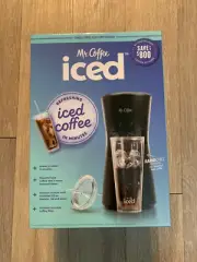 Mr Coffee Iced Coffee Maker Black With Reusable Tumbler And Filters Brand NEW