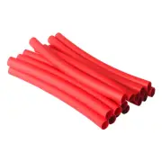 25Pcs 6" Sections Red 3:1 Heat Shrink Tubing 3/8" Dual Wall Glue Lined Tubes Kit