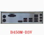 Shield I/O IO Backplate For Asus B450M-D3V Motherboard