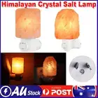 Himalayan Crystal Salt Lamp Natural Pink Crystal Night Light Rock Night Lamps
