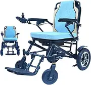 Electric wheelchairs for Adults - Ultra Portable Folding Power Wheelchair, Power Mobility Aid Motorized Wheel Chair for Travel