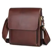 [Ariga] Shoulder Bag Men s Genuine Leather Cowhide Messenger Bag Crossbody Bag