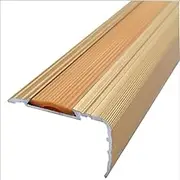 HCZION Anti-Slip Strips for Stair Edge, Stair Edge Protector Aluminum Stair Nosing, Outdoor Stairs Stair Edge Trim, Waterproof Staircases Pads