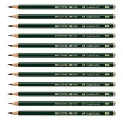 Faber-Castell Pencils Castell 9000 Artist graphite pencils 4B black lead Penci