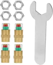 CHICAMPERA 4pcs Tire Pressure Monitor Valve Stem Caps Valve Caps for Cars Trucks Suvs Alarm Indicators Easy Installation Wide Compatibility Savings Efficiency