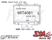 FENIX OEM Replacement Radiator Suits Mitsubishi Triton MK Turbo Diesel
