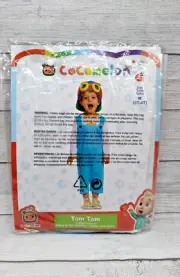 CoComelon Tom Tom Toddler Deluxe Halloween Costume Size M 3T-4T NEW
