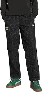 630103 Men's Casual Sports Long Pants, Relaxed Fit, X TMNT PUMATECH Relaxed Cargo Pants WV OP, 25 Spring Summer Color Puma Black (01), M