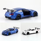 1/44 BMW M6 GT3 Model Car Diecast Toy Cars 2 Doors Open Metal Pull Back Vehicles