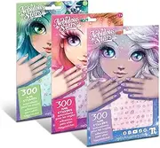Nebulous Stars Nail Stickers Set- Assorted Designs for Creative Nail Art- Fun and Easy DIY Nail Decorations for Kids and Teens