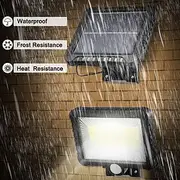 LED Flood Lights Split Solar Lamp Outdoor Motion Sensor LED Solar Floodlight Outdoor Safety Solar Lamp Waterproof 3 Lighting Modes Including 16.4 Feet (about 5