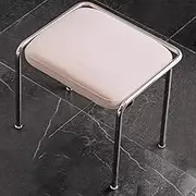 Vanity Stool Foot Stools n Stool Square n Bench Modern Dressing Stool Small Stool Side Table Footstool with Metal Leg Vanity Stool for Bathroom Living Room (Color : /Beige A)