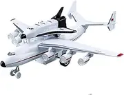 Replica Pre-Build Aircraf Diecast Metal1/400 Scale New An-225 Simulation Sound and Light Scene Ornament Toy Alloy Airplane Model Collection Gift Display(Style 1)