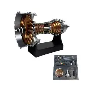Turbofan Engine Model Kit for Assembly DIY and Educational Purposes
