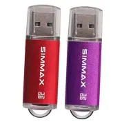 Flash Drive 2 Pack USB 2.0 Flash Drives Thumb Drive 32GB 32GB 2Pack Red Purple