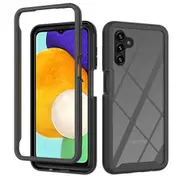 MCC Shockproof Bumper Case Samsung Galaxy S24 5G Clear Back Cover S921 [Black]
