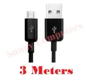 3M Micro USB Data Sync Charger Cable Cord For Telstra 4GX Buzz ZTE Blade Q Lux