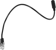 NewLuyer Phone Headset Adapter Cable, 3.5mm Plug to Female RJ9 Cable Call Centers Auxiliary Wire Phone Adapter Compatible